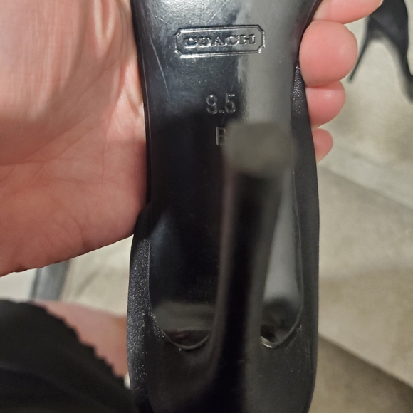 COACH HOLLIS SATIN HEELS 9.5 - Picture 7 of 10